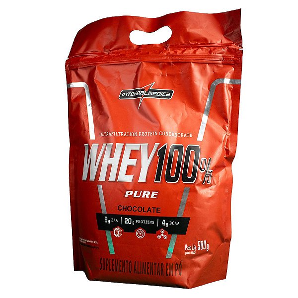 Whey 100% Refil Intregralmédica Sabor Chocolate