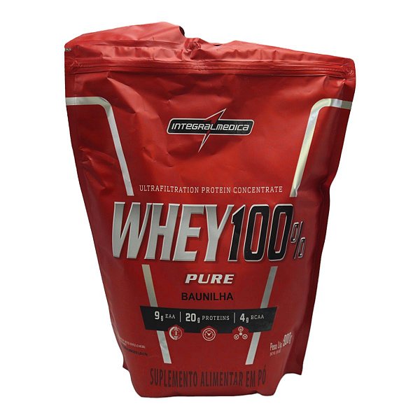 Whey 100% Refil Intregralmédica Sabor Baunilha