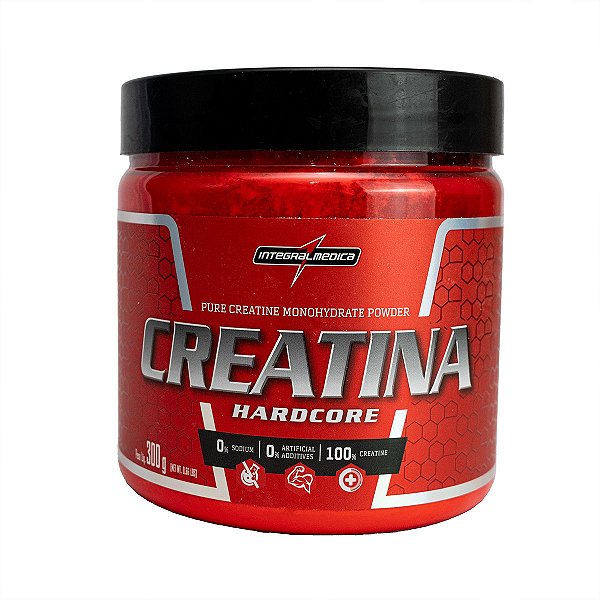 Suplemento Creatina Hardcore Integralmédica 300g Pó