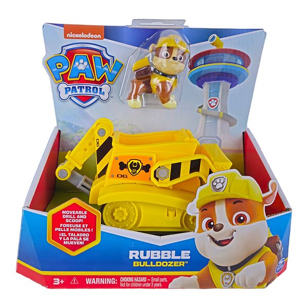 Carro Patrulha Canina Veiculos Rubble Bulldozer
