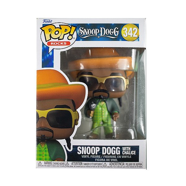 Funko Pop 342 Snoop Dogg Com Cálice Cantor Rapper