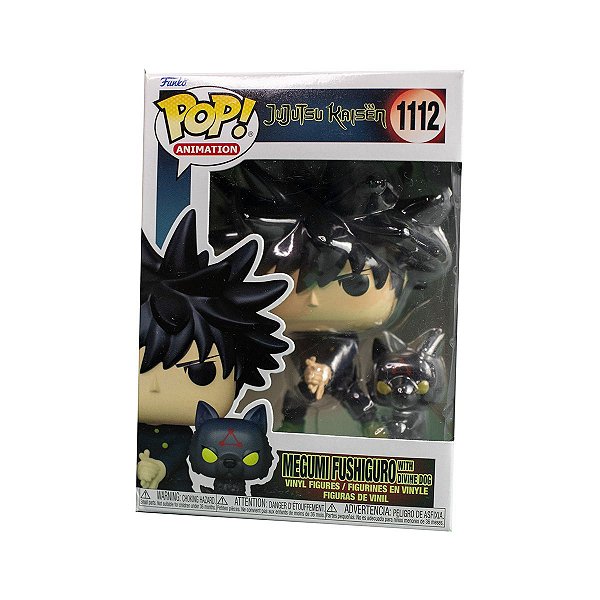 Funko 1112 Megumi Fushiguro Com Cão Divino Jujutsu Kaisen