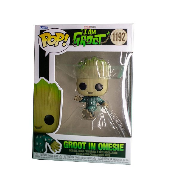 Funko Pop 1192 Groot de Pijama Guardiões da Galáxia