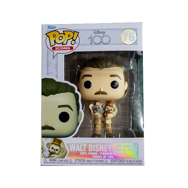Funko Pop Icons 76 Walt Disney Dumbo and Timothy Disney 100