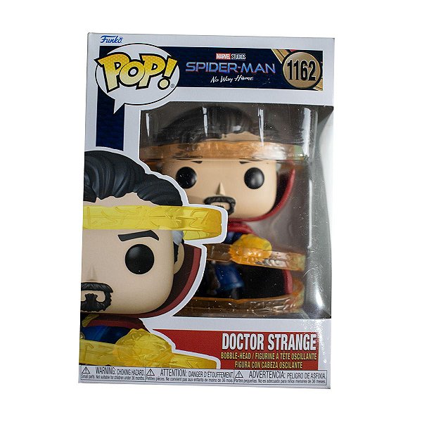 Funko Pop 1162 Doutor Estranho Homem Aranha Marvel Disney