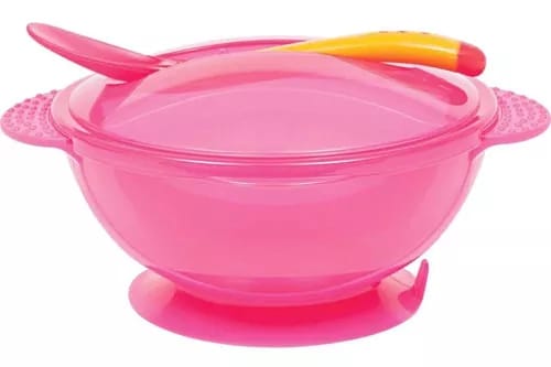 Kit Prato Com Tampa e Colher Bowl - Buba