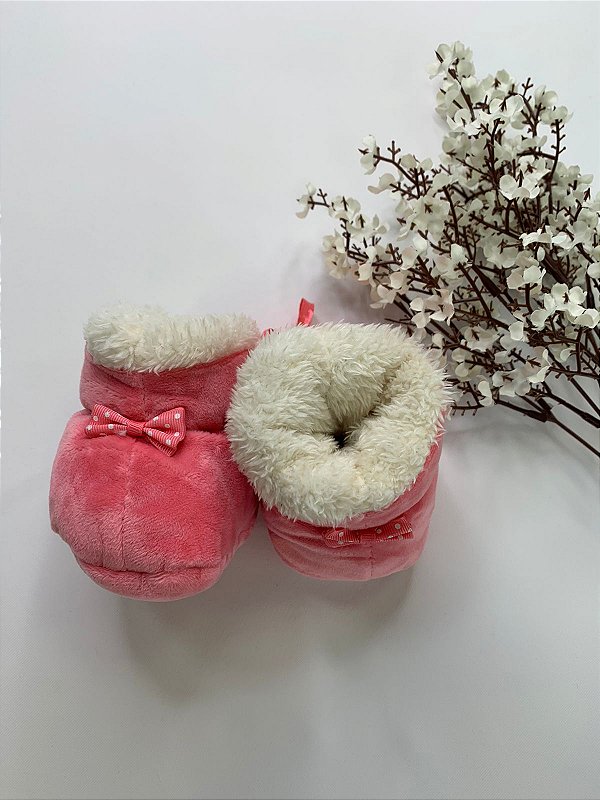 Pantufa plusch com forro - Mama