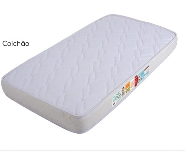 Colchão para Berço Desmontável 65 x 95 x 8cm Serve Sereno e Hello Infanti, Infinity Premium Baby, Snooze e Serenata Burigotto, Fit Voyage, Toybar Cosco e Sonho da Galzerano