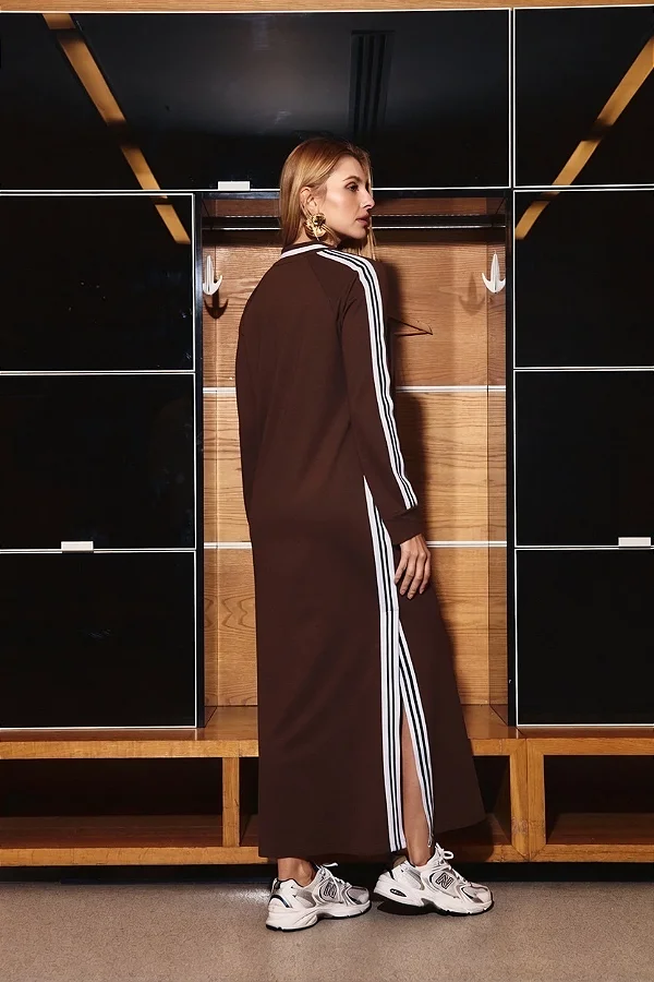 VESTIDO LONGO DETALHE FAIXA