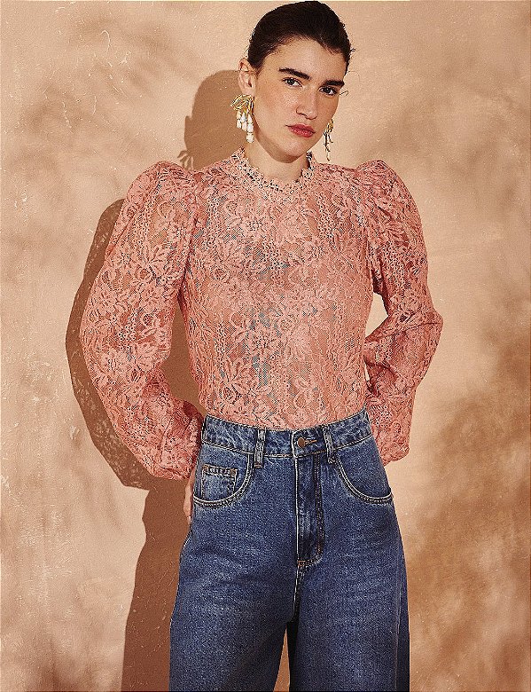 Blusa Renda Nathalia