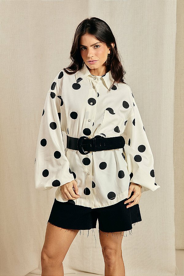 CAMISA SARJA OVERSIZED POA