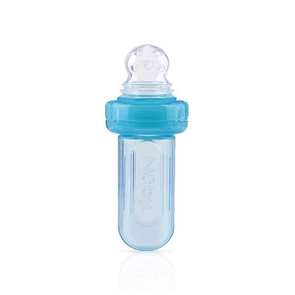 Alimentador para Bebê de Silicone Azul Nuby