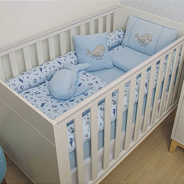 KIT DE BERCO HUG FUNDO DO MAR