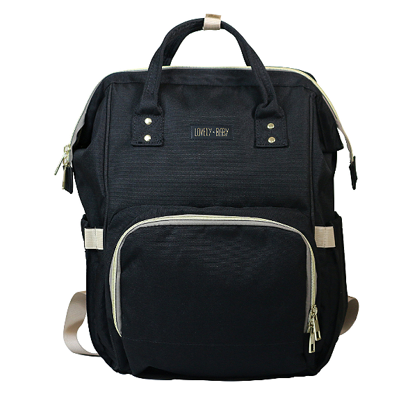 MOCHILA UNIK LOVELY BABY PRETO