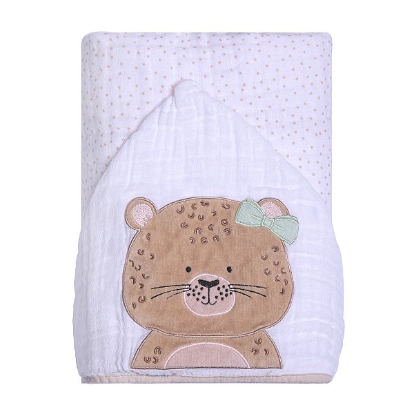 TOALHA SOFT PAPI FRIENDS REF1923 ONCINHA