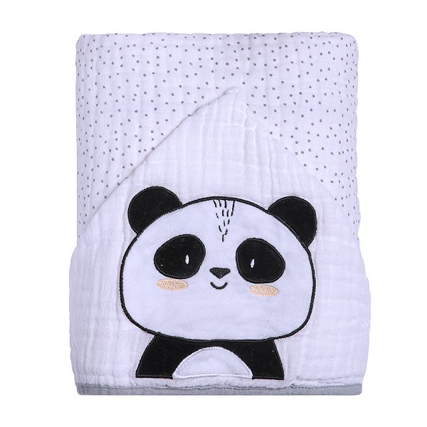 TOALHA SOFT PAPI FRIENDS REF1923 PANDA