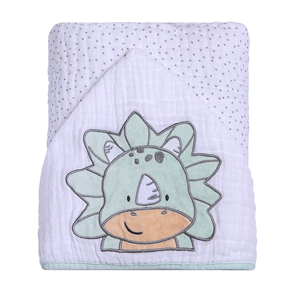 TOALHA SOFT PAPI FRIENDS REF1923 DINO