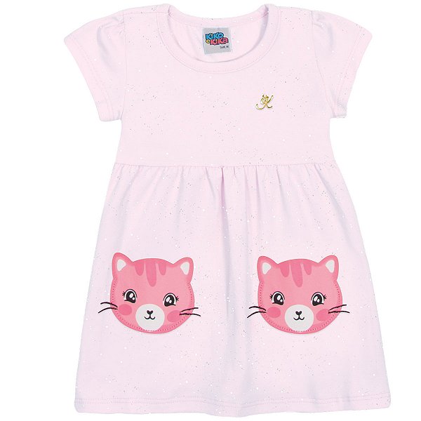 VESTIDO KIKO KIKA 11015 ROSA PEQUENO