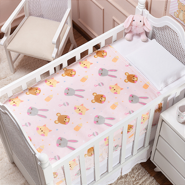 COBERTOR ETRURIA PETIT ZOE ROSA