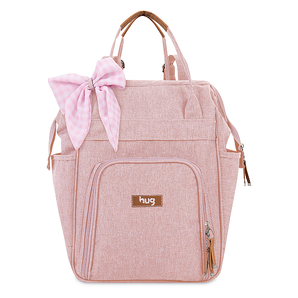 MOCHILA HUG MESCLA - MULTIFUNCIONAL ROSA