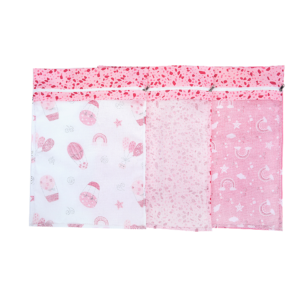 KIT SAQUINHO MATERNIDADE CAPADOCIA REF3584 ROSA