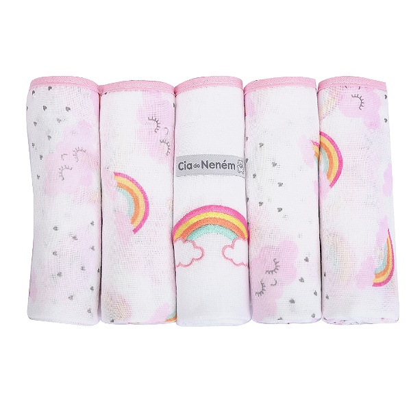 FRALDA CIA DO NENEM REF3750 ROSA