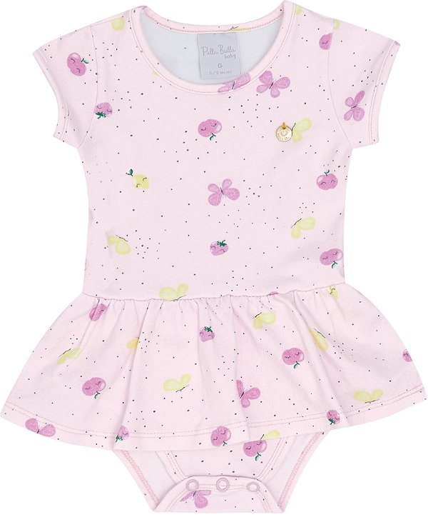 BODY VESTIDO PULLA BULLA 48602 ROSA PEQUENO