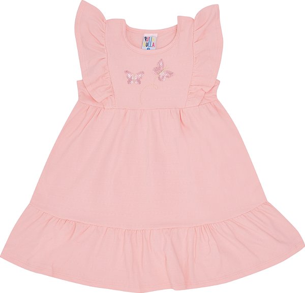 VESTIDO PULLA BULLA 48713 ROSA 2 ANOS