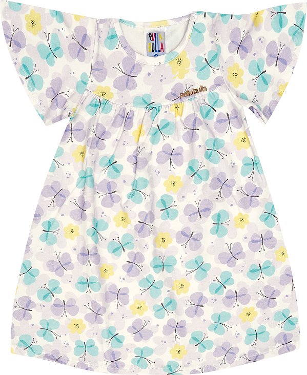 VESTIDO PULLA BULLA 48714 LILAS 2 ANOS