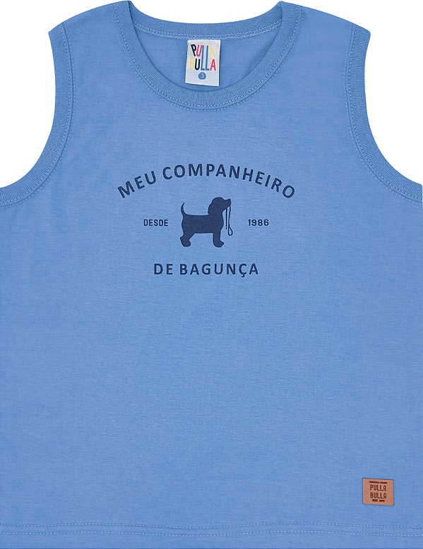 CONJUNTO PULLA BULLA 48770 AZUL 3 ANOS