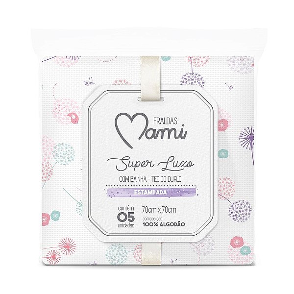 FRALDA MAMI SUPER LUXO BAINHA REF 1086 FEMININO