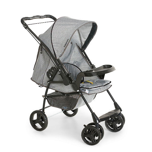 CARRINHO GALZERANO MILANO REVERSIVEL CINZA