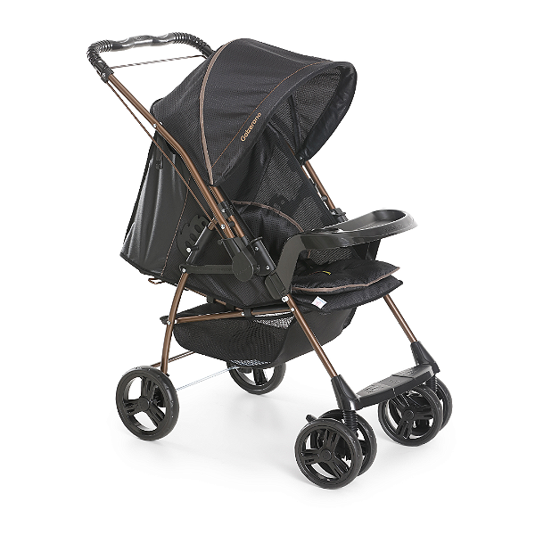 CARRINHO GALZERANO MILANO REVERSIVEL PRETO COBRE