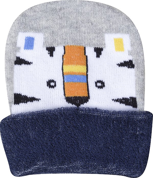 KIT TOUCA DUCK ESTAMPADA MENINO 4/12MESES