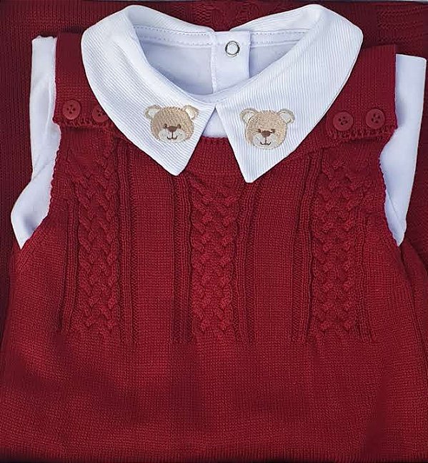 SAIDA DE MATERNIDADE TAMINE U211 VERMELHO