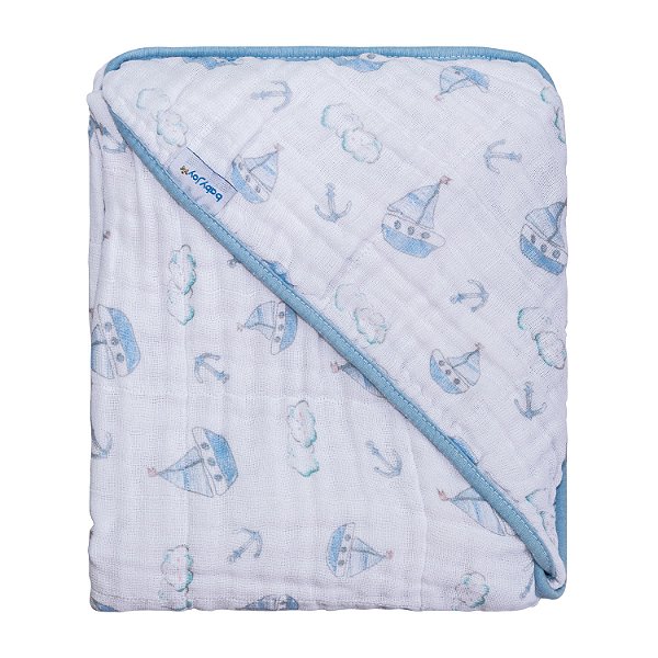 TOALHA SOFT BABY JOY REF76021 - BARQUINHOS