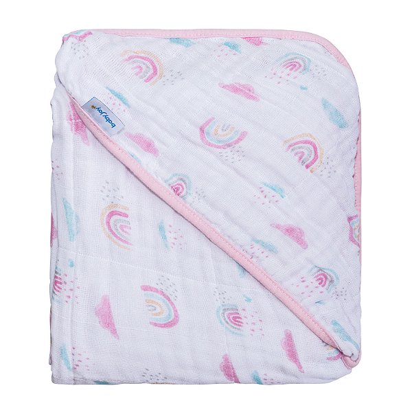 TOALHA SOFT BABY JOY REF76021 - ARCO IRIS
