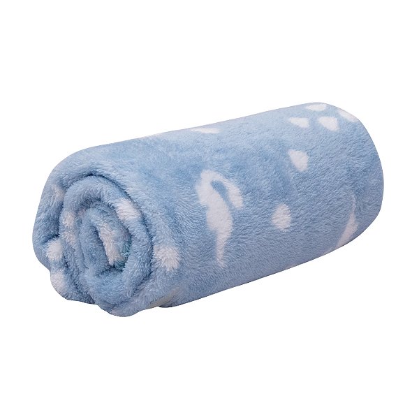 MANTA SOFT BABY JOY FUNNY DINO AZUL