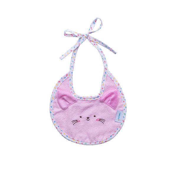 BABADOR BABY JOY FUNNY GATA ROSA