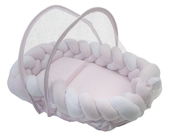 NINHO BABY JOY ESSENCE TRANCA ROSA COM BRANCO
