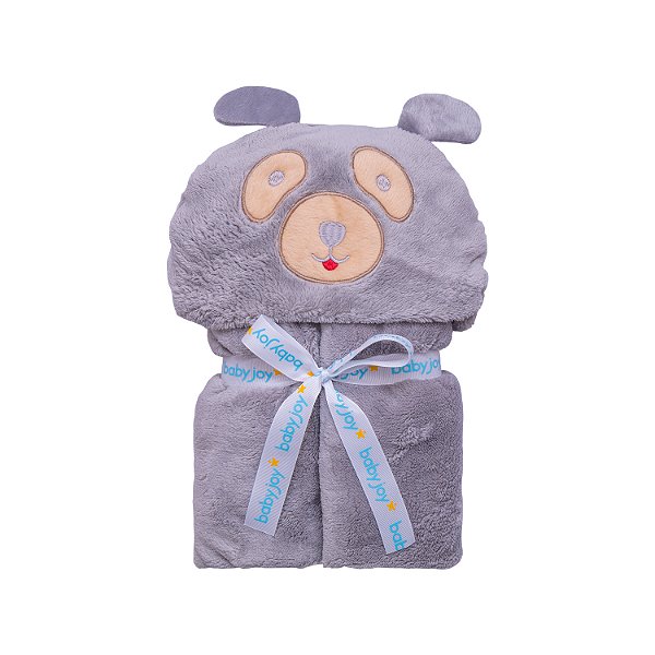 MANTA BABY JOY FUNNY 49001- CACHORRO CINZA