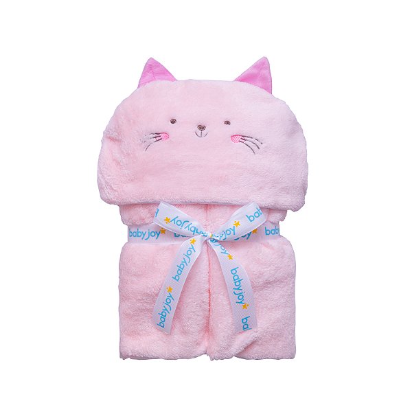 MANTA BABY JOY FUNNY 49001- GATA ROSA