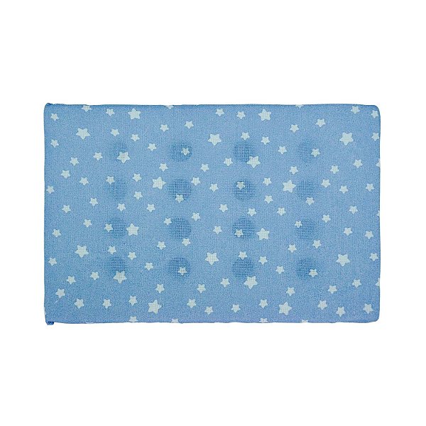 TRAVESSEIRO ANTISSUFOCANTE BUBLIM PETIT - ESTRELAS AZUL