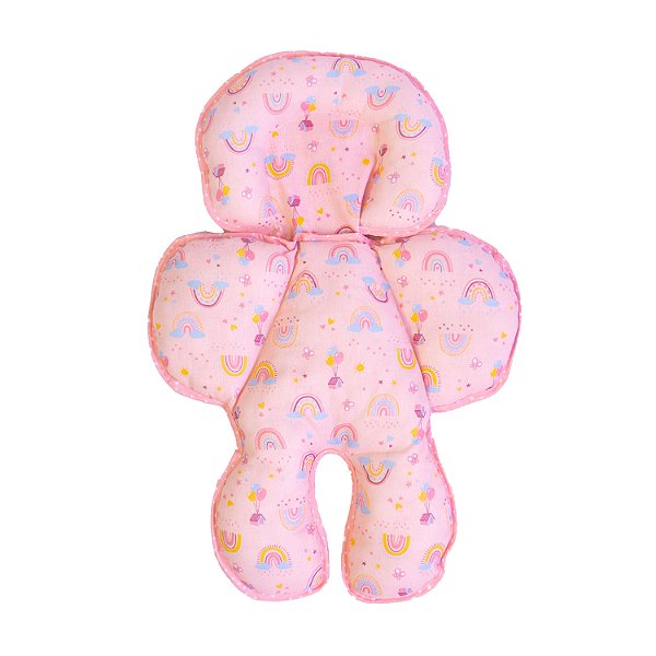 CAPA BEBE CONFORTO BUBLIM PETIT ARCO IRIS ROSA