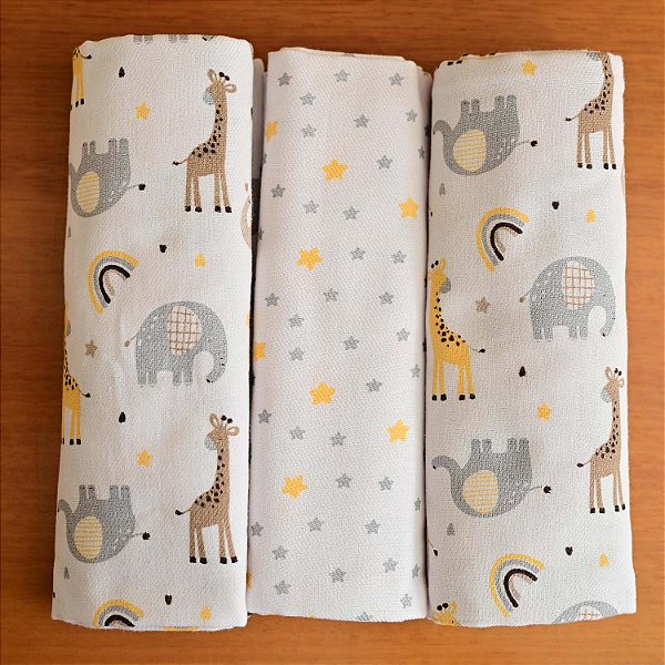 CUEIRO BUBLIM PETIT GIRAFA CREME