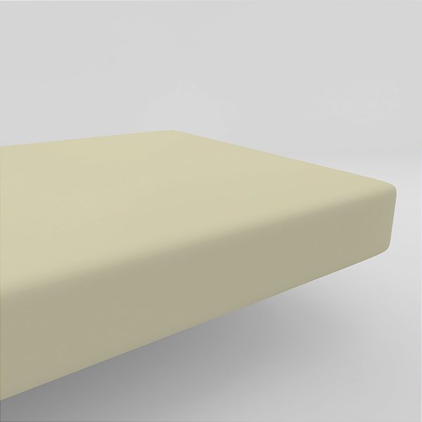 LENCOL BUBLIM MALHA AMERICANO AMARELO