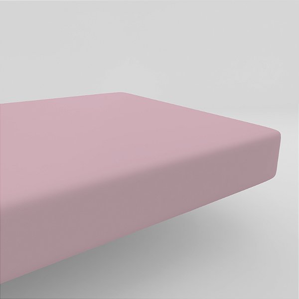 LENCOL BUBLIM MALHA AMERICANO ROSA