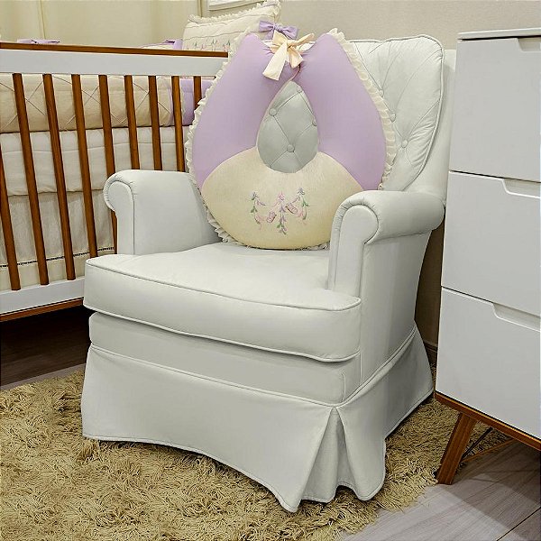ALMOFADA DE AMAMENTACAO BALU BABY LINHO ENCANTO LAVANDA