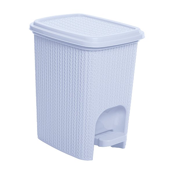 LIXEIRA PLASUTIL TRAMA AZUL