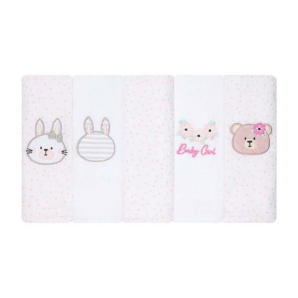 FRALDA SOFT PAPI FRIENDS - COELHA URSA